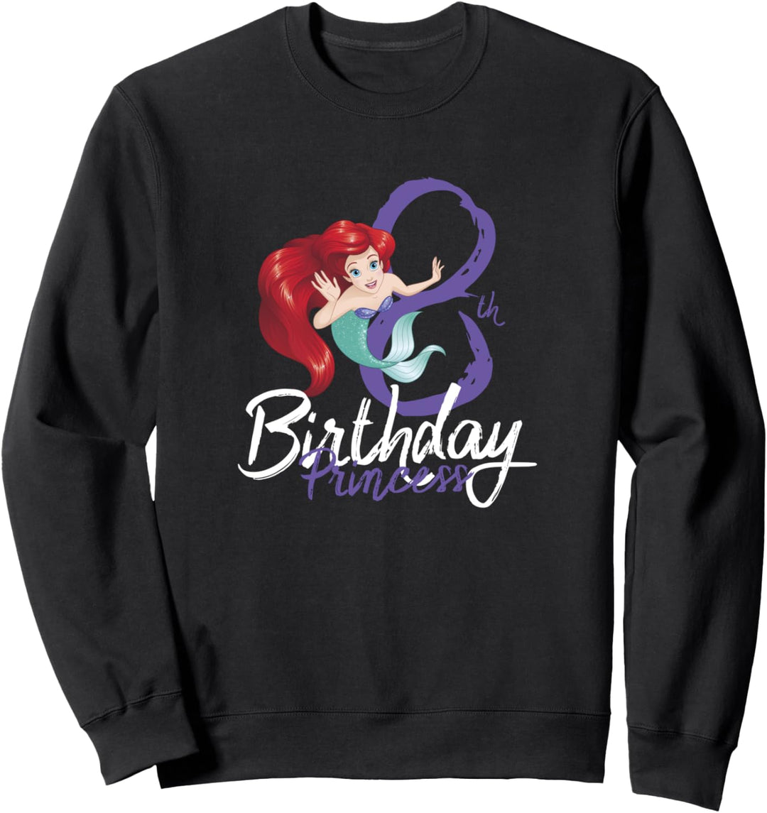 Disney Little Mermaid Ariel 8th Birthday Princess Sweatshirt