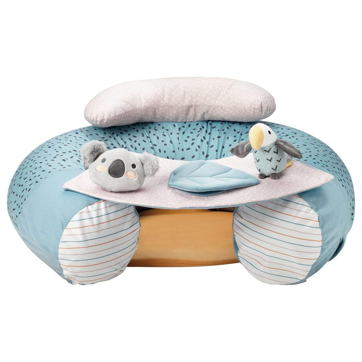 Nuby - Animal Adventures Sit-Me-Up Baby Sitz – Aufblasbarer Bodensitz für Baby zum Spielen und Sitze