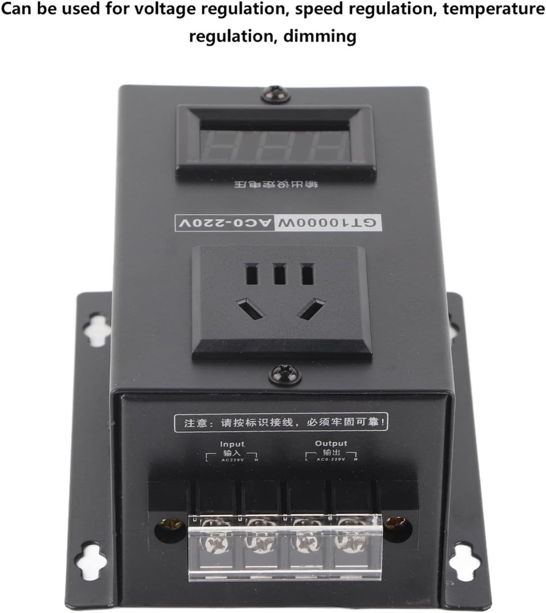 AC 220 V Spannungsregler 10000W Hochpräziser einstellbarer elektronischer Thyristor-Spannungsregler