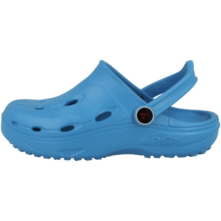 chung shi Unisex Kinder DUX Kids Clogs, Blau