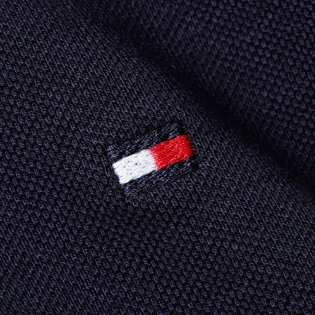 Tommy Hilfiger Damen Poloshirt Kurzarm 1985 Slim Pique Polo Ss Slim Fit L Blau (Desert Sky), L Blau