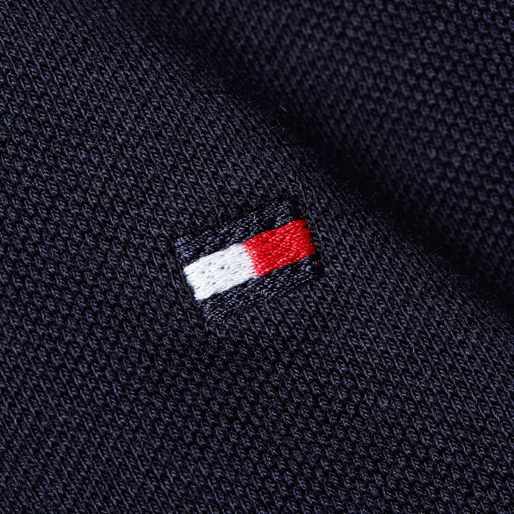 Tommy Hilfiger Damen Poloshirt Kurzarm 1985 Slim Pique Polo Ss Slim Fit L Blau (Desert Sky), L Blau