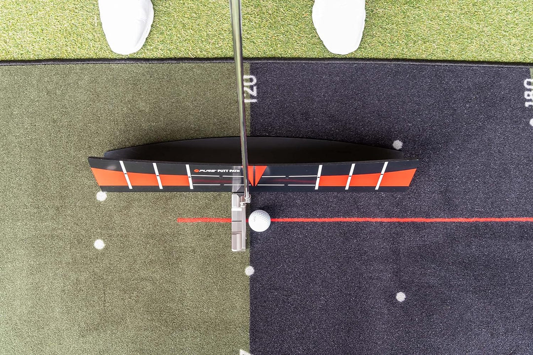 Pure2Improve Golf Putt Pfad, 60cm, Schwarz/Rot, P2I100360
