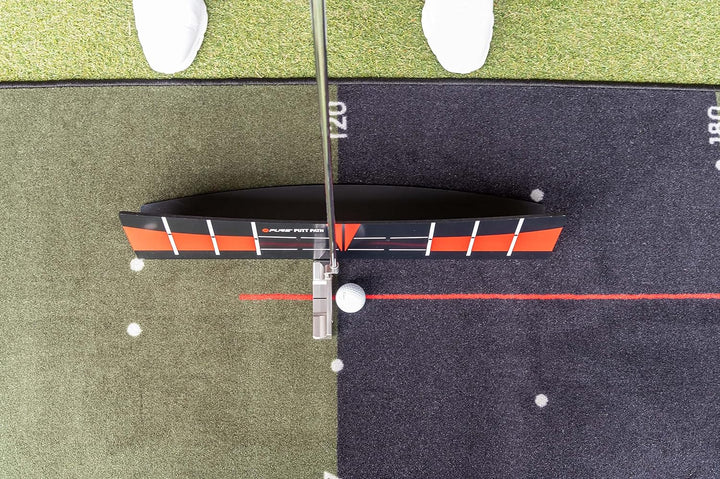 Pure2Improve Golf Putt Pfad, 60cm, Schwarz/Rot, P2I100360