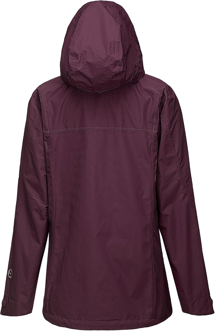 Outdoor Ventures Damen Regenjacke 10000MM Wasserdicht Leichte Gefüttert Packbar Sportjacke Funktions