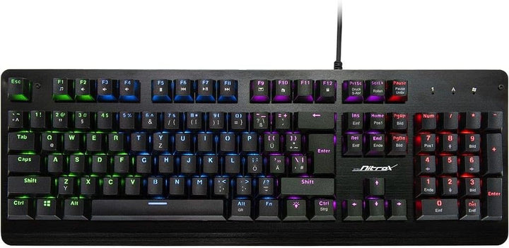 Inter-Tech Gaming Tastatur Nitrox nk 2000 me