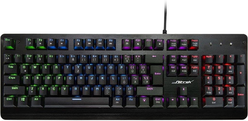 Inter-Tech Gaming Tastatur Nitrox nk 2000 me