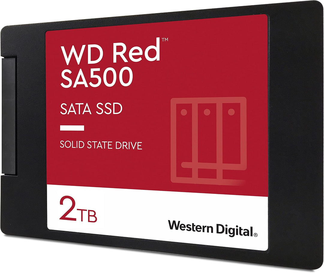 WD Red interne Festplatte 2 TB (3,5 Zoll, NAS Festplatte, 5.400U/min, SATA 6 Gbit/s, NASware-Technol