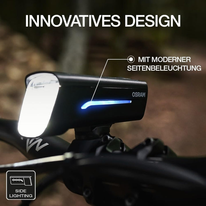 OSRAM LEDsBIKE Race 50 Set, wiederaufladbares Fahrradlichtset, StVZO-zugelassenes Front- und Rück-LE