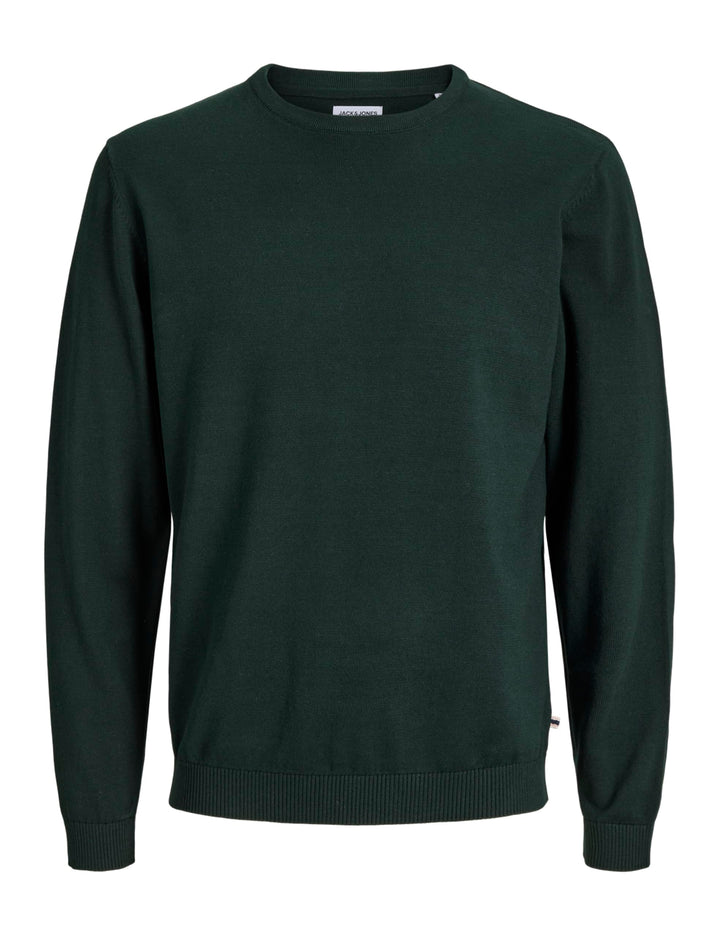 JACK &amp; JONES Male Strickpullover Einfarbig Strickpullover XS Scarab, XS Scarab