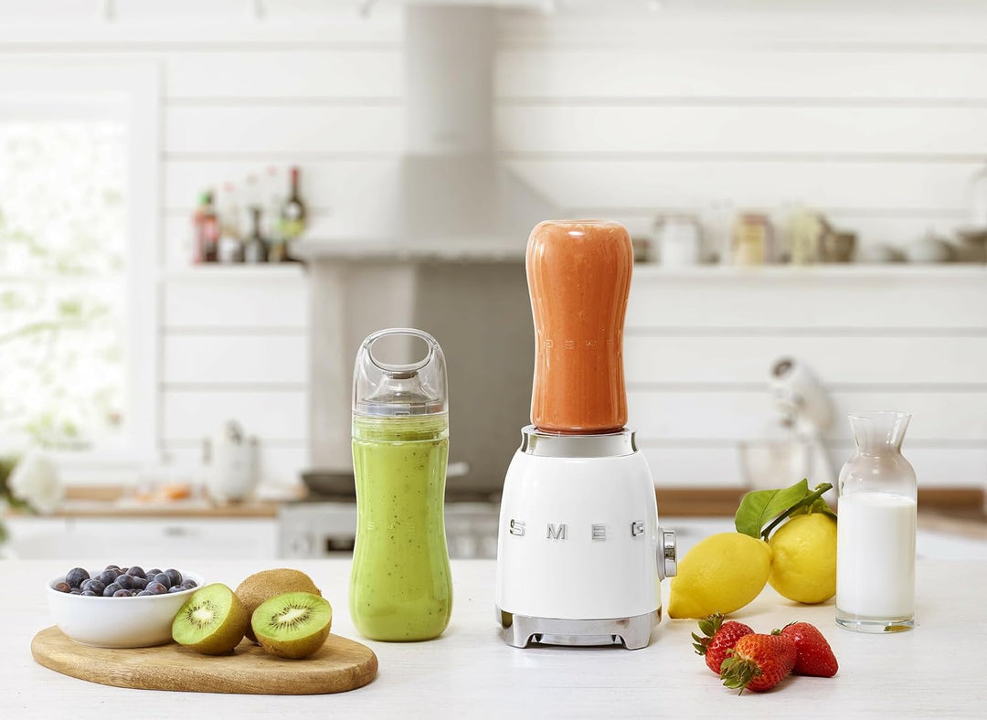 Smeg PBF01WHEU Mixer aus Edelstahl, weiss, Weiss