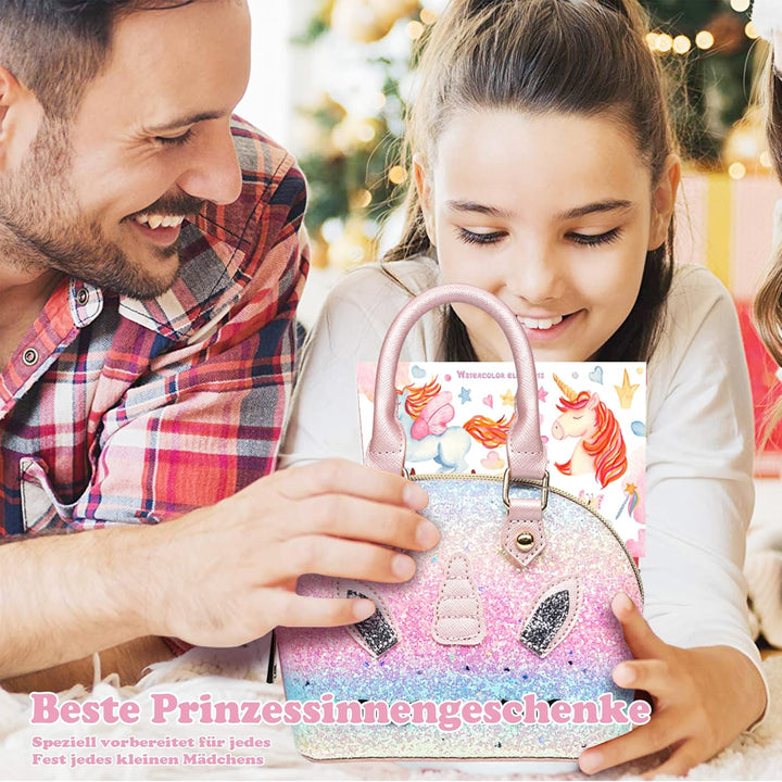 Kinderschminke Set - Schminkkoffer Mädchen Spielzeug, Make Up Set, Halloween Weihnachts Geburtstags