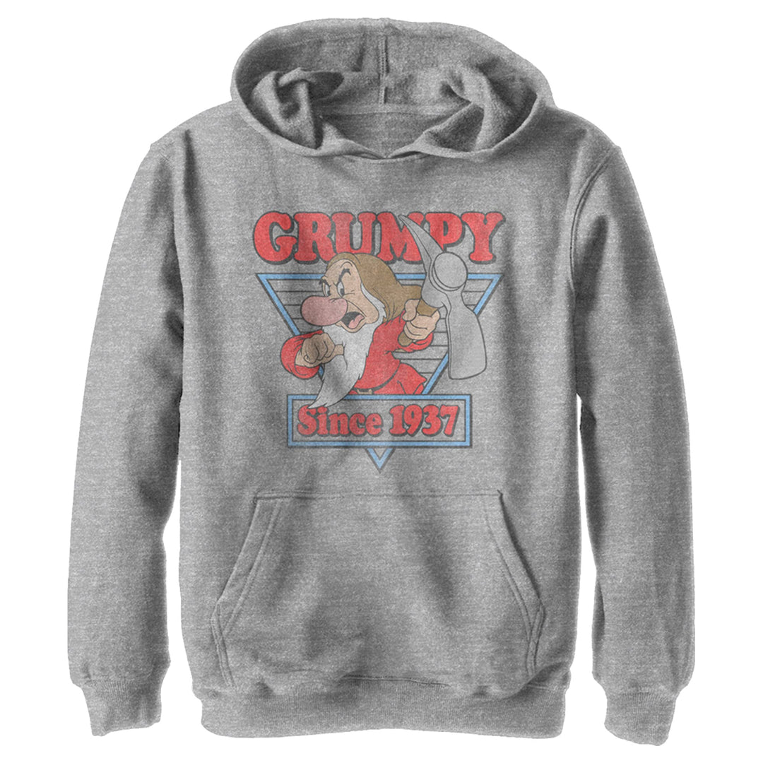 Disney Kids A Little Grumpy Hoodie L Heather Grey, L Heather Grey