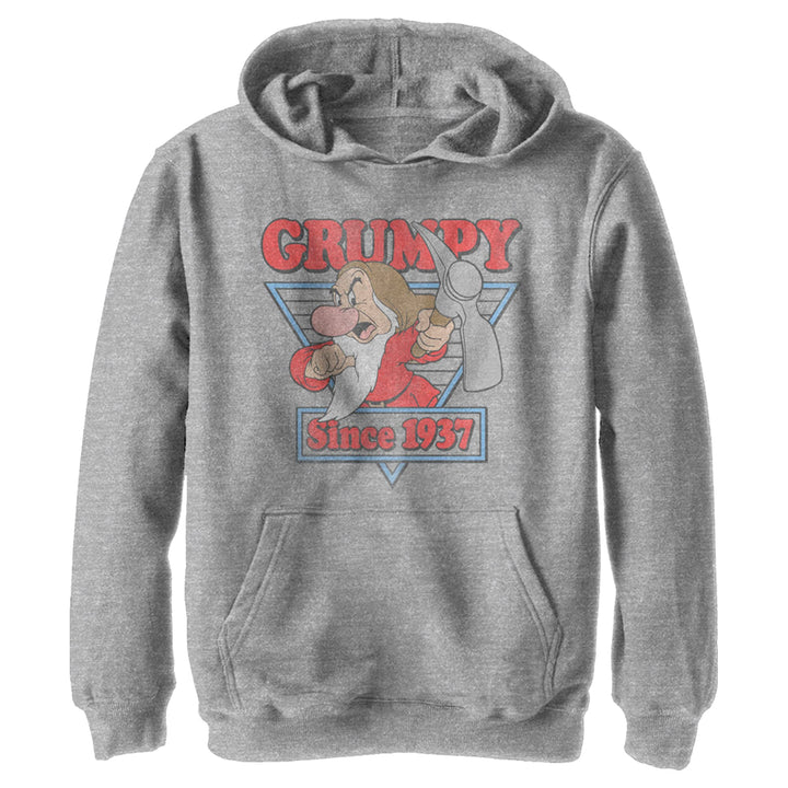 Disney Kids A Little Grumpy Hoodie L Heather Grey, L Heather Grey
