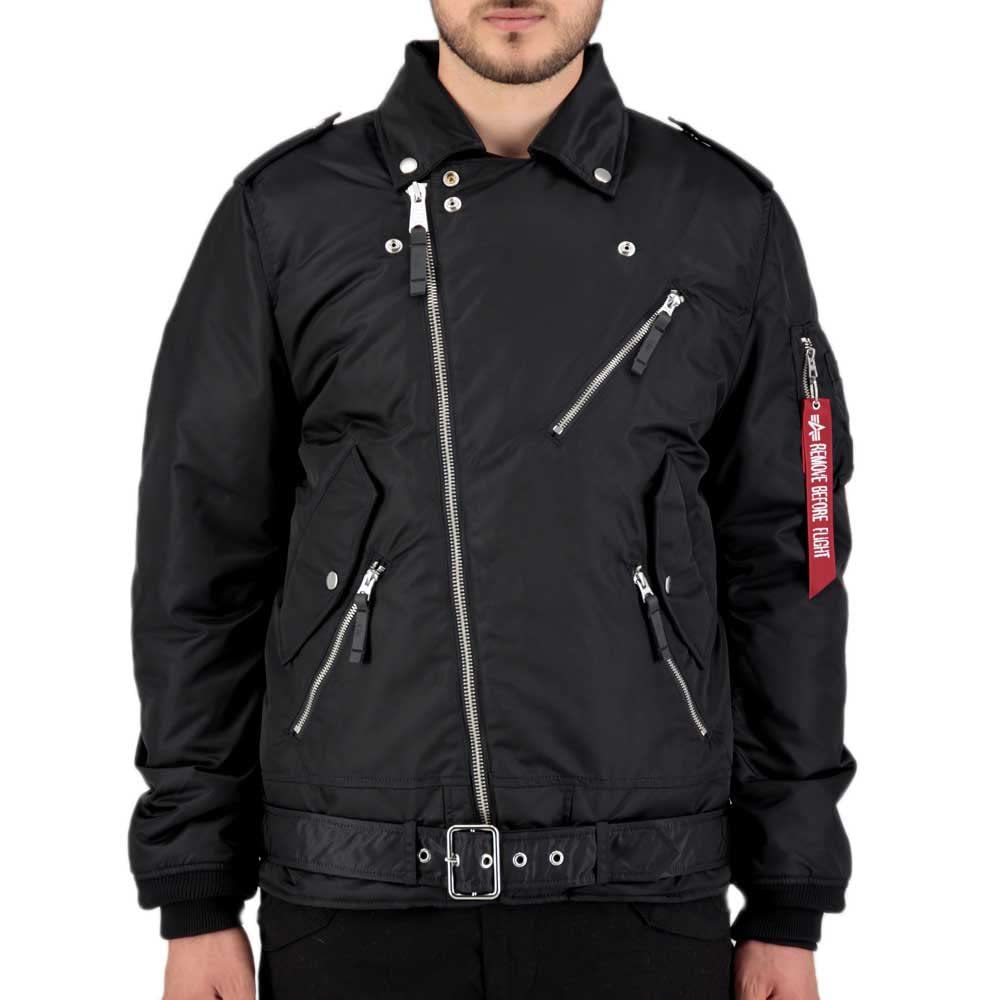 ALPHA INDUSTRIES Herren Outlaw Jacket Bomberjacke L Schwarz, L Schwarz