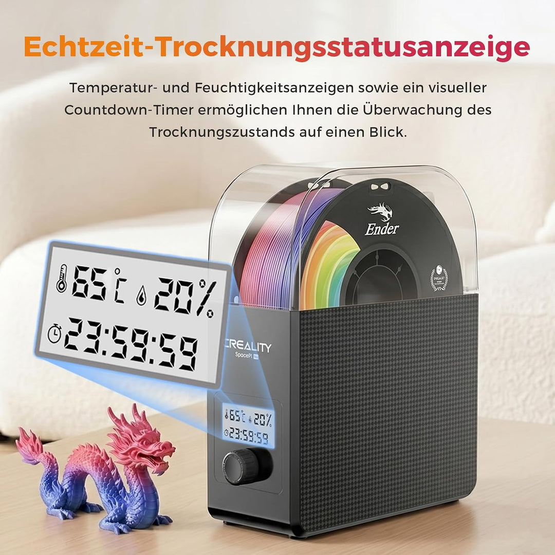Creality Offiziell Filament Trockner für 3D Drucker Filament, 3D Drucker Filament Dryer, 360° Surrou