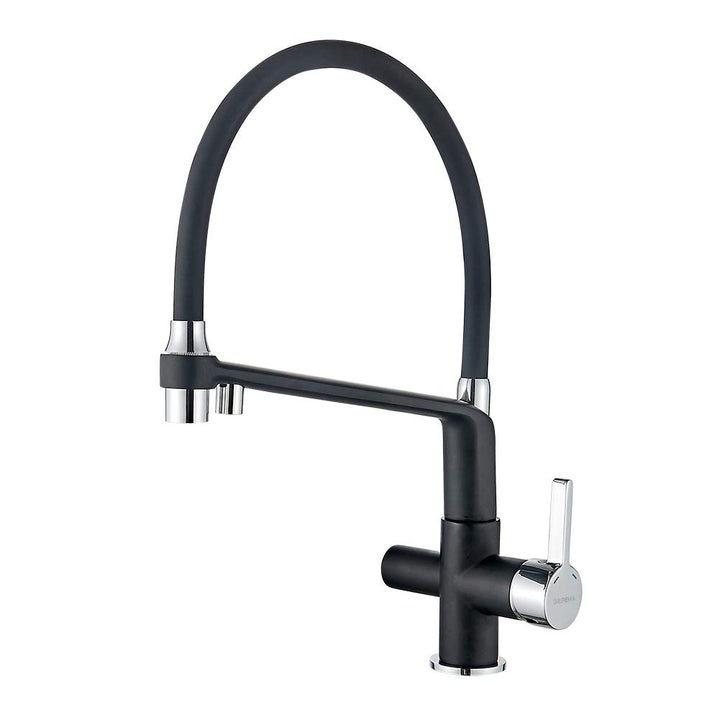 GRIFEMA DOVER-G4010B-2 | Küchenarmatur - Küche Wasserhahn mit Flexibler Auslauf, Brause mit 2 Strahl