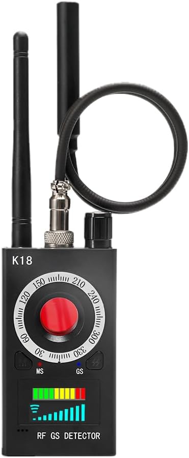 Wanzen Detektor RF Wireless, Anti Spy Detector für GSM Tracker Abhörgeräte Funkkameras Wanzenfinder