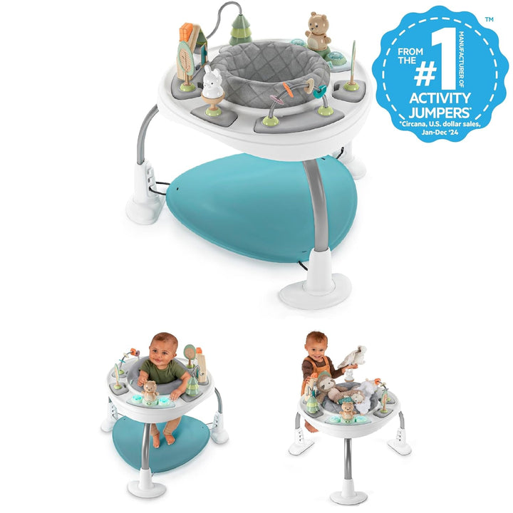 Ingenuity, Spring & Sprout, Aktivitätscenter 2-in-1, First Forest, Spielcentrum und Spieltisch mit S