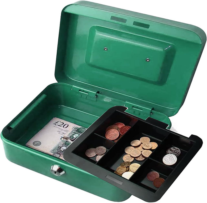 Kippen 10033v2 Geldkassette grün, Masse: 200 x 160 x 90 mm