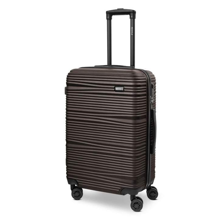 REDOLZ mittelgrosser Hartschalen Check-in Koffer | Trolley 43 x 26 x 67 cm aus hochwertigem ABS-Mate