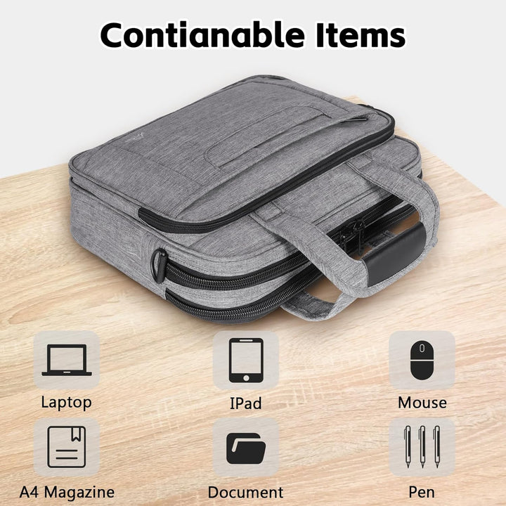 MATEIN Laptoptasche 15,6 Zoll, Laptop Tasche Business Aktentasche Herren Notebook Computer Multifunk