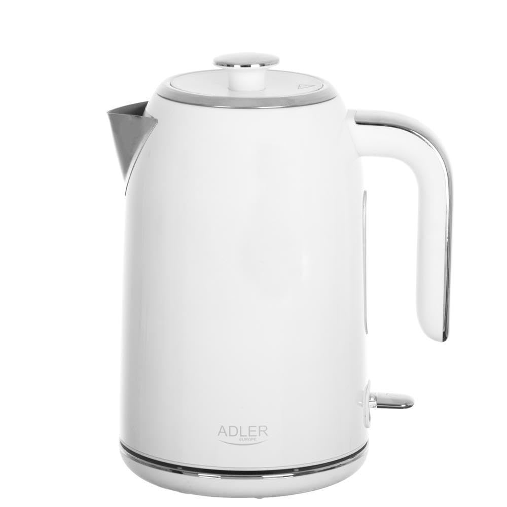 ADLER Metallkessel 1,7 l, STRIX-Steuerungssystem, Edelstahl, Silber 1.7 Liter Silber, 1.7 Liter Silb