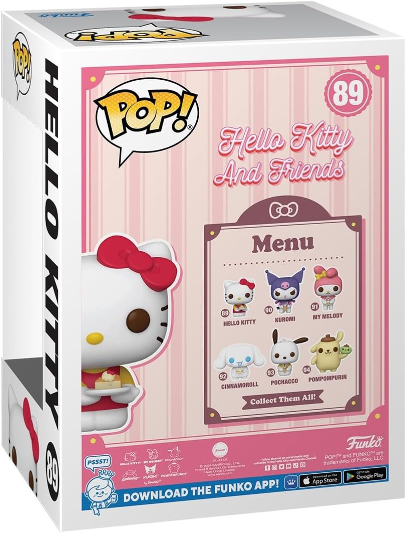 Funko Pop! Sanrio: HK - Hello Kitty - Vinyl-Sammelfigur - Geschenkidee - Offizielle Handelswaren - S