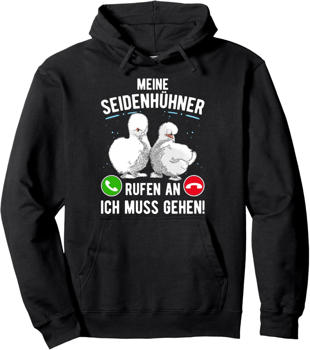 Seidenhuhn Seidenhühner Spruch Silkie Huhn Hühner Landwirt Pullover Hoodie