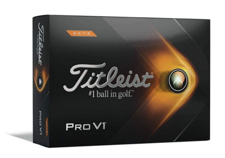 Titleist Pro V1 Golfbälle, 12 Stück, Weiss/opulenter Garten Hohe Ziffern Golfbälle