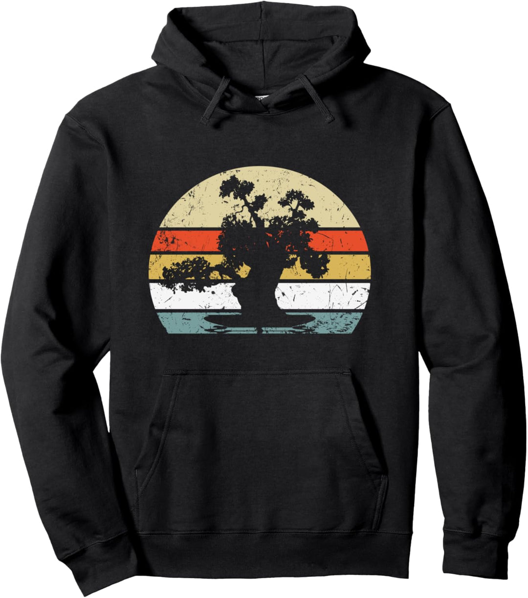 Yogalehrer Fitness Inhale Exhale Savasana Sport Bonsai Retro Pullover Hoodie