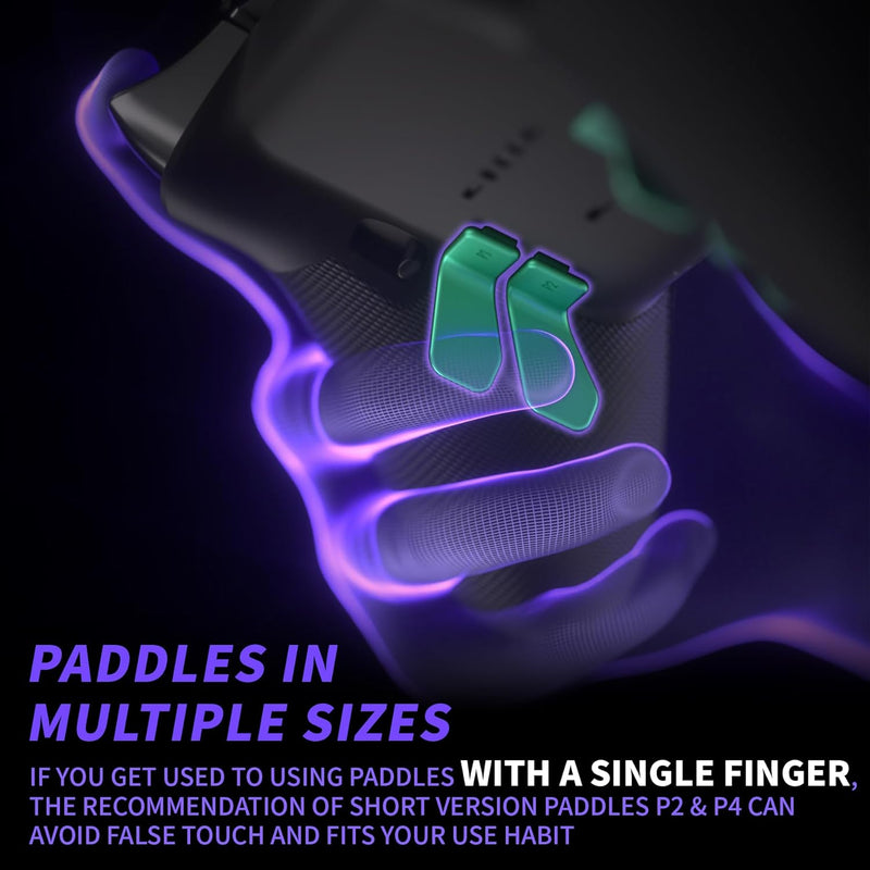 eXtremeRate 6pcs Swift Paddles für Xbox One Elite & Elite Series 2/Series 2-Core Controller, Matt Au