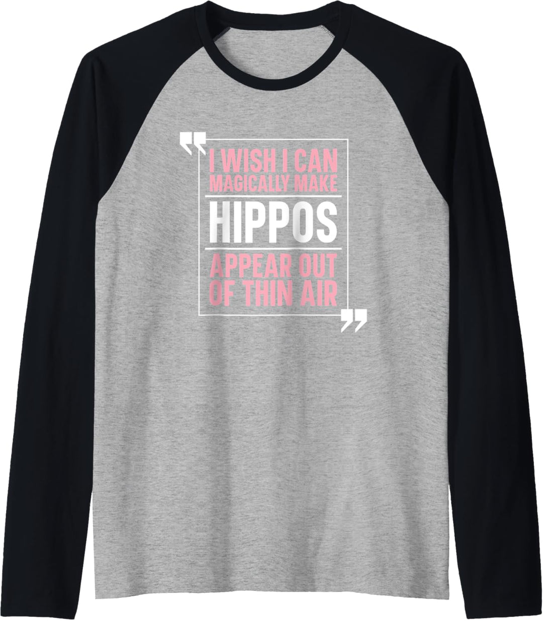 Nilpferd Hippo - Flusspferd Raglan
