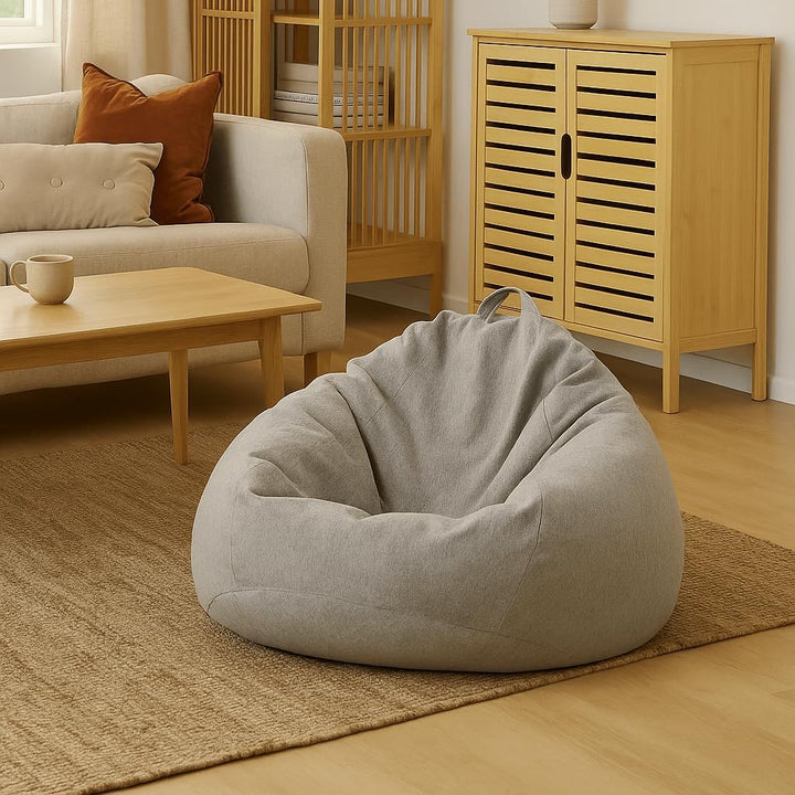 Indoor Sitzsack ECO mit Regranulat-Füllung, Puff, Relax-Sessel, Sitzkissen, Bodenkissen, Bean Bag, 3