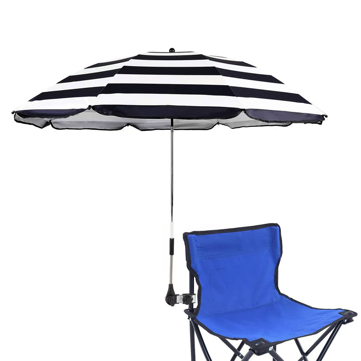 STARRY CITY Sonnenschirm für Stuhl mit Verstellbarer Klemme,Oberfläche115cm,mit Regenschirm Clip Bef