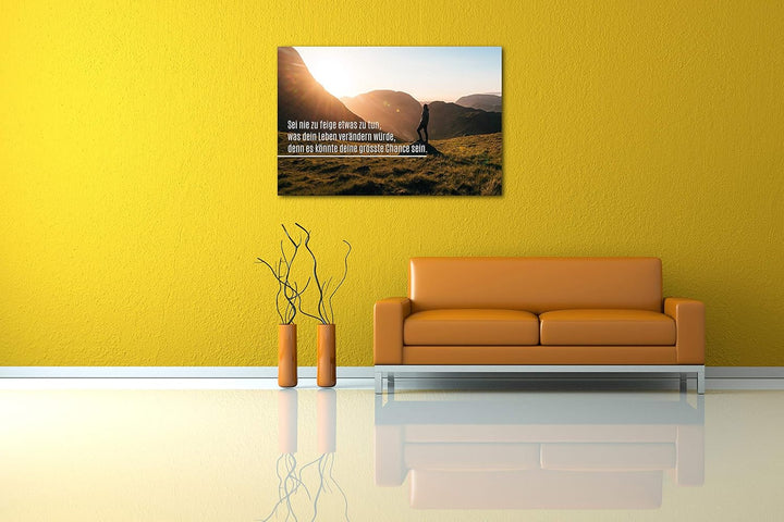 Printed Paintings Leinwand (80x60cm): Motivations-Sprüche und Zitate (Quotes), Inspirational Powe 80