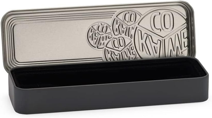 Kaweco ORIGINAL Kugelschreiber Black Chrome I Exklusiver Kugelschreiber mit angenehmer Mine inklusiv