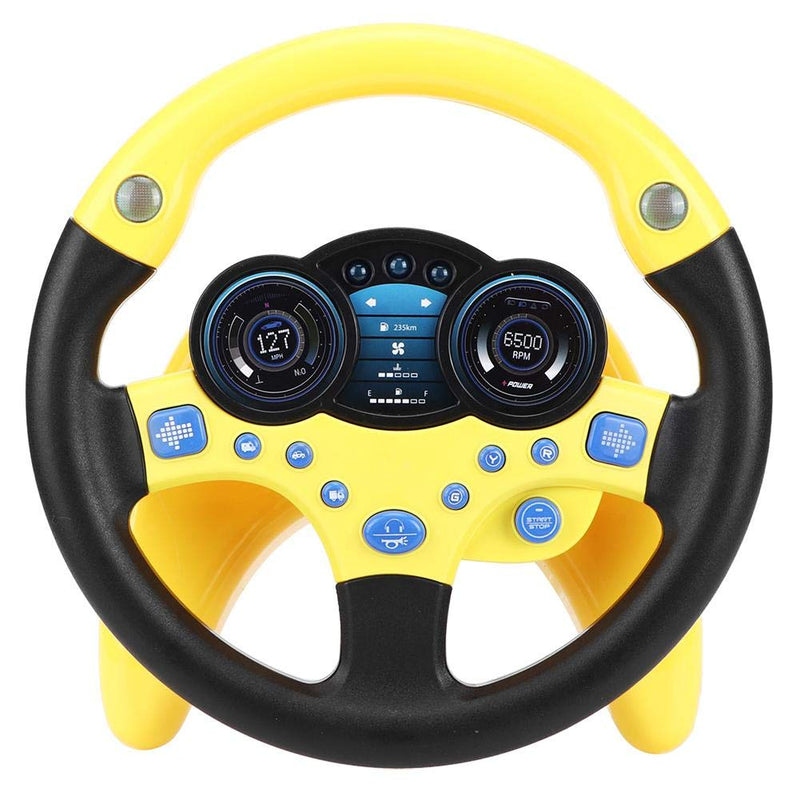 Lenkrad Spielzeug Beifahrer Auto Spielzeug mit Musik und Licht Kind Kinder fahren Lernspielzeug Musi