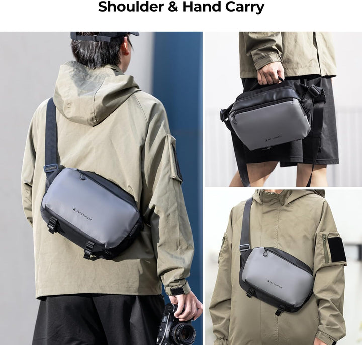 K&F CONCEPT Kamera-Rucksack, Schultertasche, quadratische Tasche, Taschen für Fotografen, Kamera-Rec
