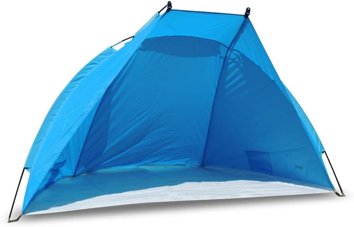 outdoorer Strandmuschel Helios - ideale Reise-Strandmuschel, UV Schutz 80, Mini-Packmass, Strandzelt