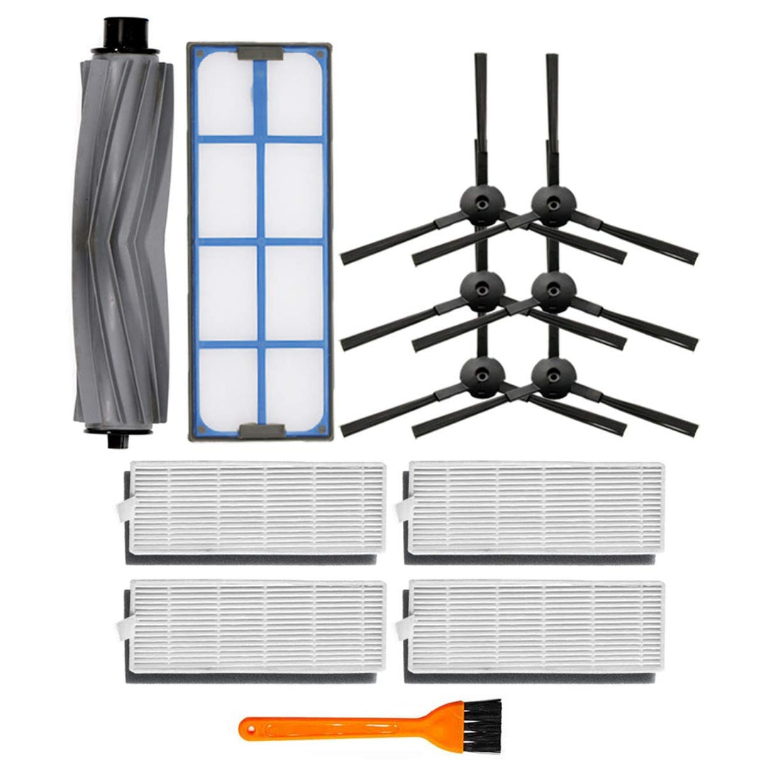 Fantisi Zubehör-Set für Amibot Animal H2O Ersatzteile Bürste und Filter, Hauptbürste, Seitenbürste f