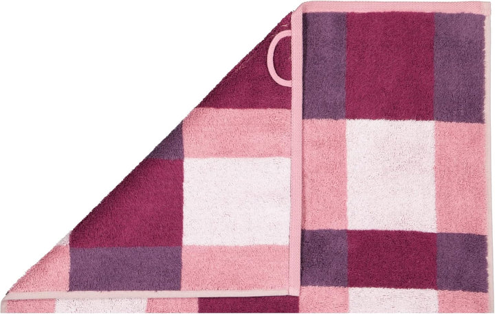 CAWÖ Home Handtücher Delight Karo 6219 Blush - 22 Duschtuch 70x140 cm, Duschtuch 70x140 cm