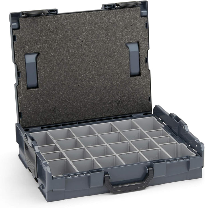 Werkzeugkoffer Einsatz | L-BOXX 102 Insetboxen-Set | K3 Einsätze mit Deckenpolster | Sortierboxen fü