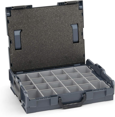 Werkzeugkoffer Einsatz | L-BOXX 102 Insetboxen-Set | K3 Einsätze mit Deckenpolster | Sortierboxen fü