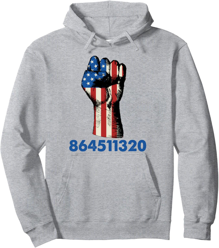 864511320 Shirt Election 2020 Vote Biden 8645 Anti-Trump Pullover Hoodie