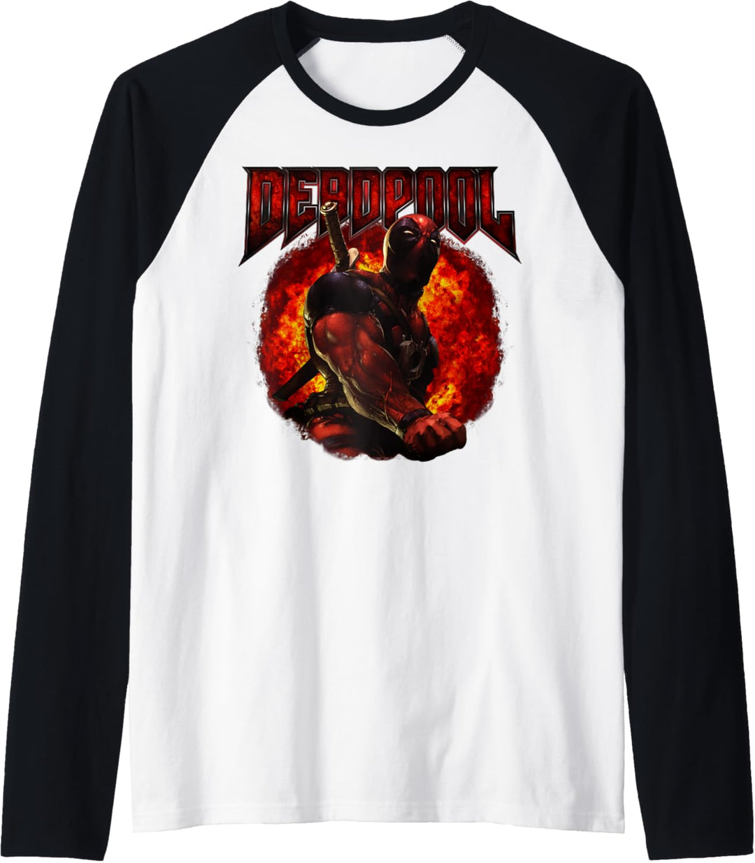 Marvel Deadpool Ring of Fire Raglan