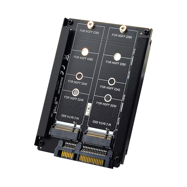 Xiwai Dual NGFF B+M Key M.2 SSD-Karte JOBD Raid0 Span Bridge zu 2,5-Zoll-SATA-Combo-HDD-Festplatteng