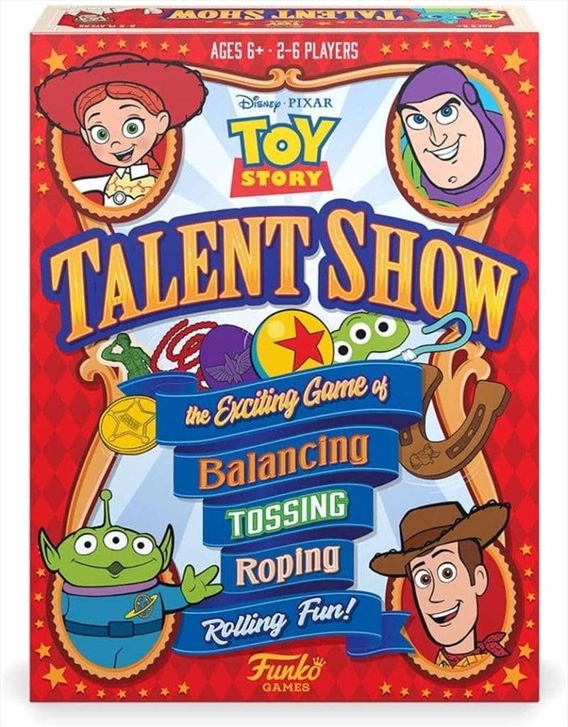 Funko Games Funko Signature : Disney Toy Story Talent Show - Light Strategy Board Game For Children