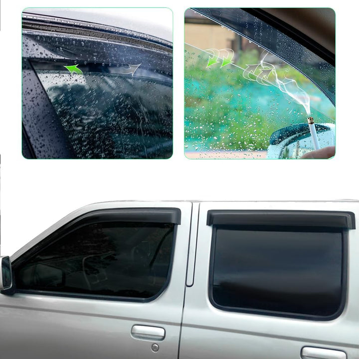 JHCHAN Windabweiser Regenabweiser für Nissan NAVARA D22 Nissan Navara np300 1997-2005 4×4 Pickup Dop