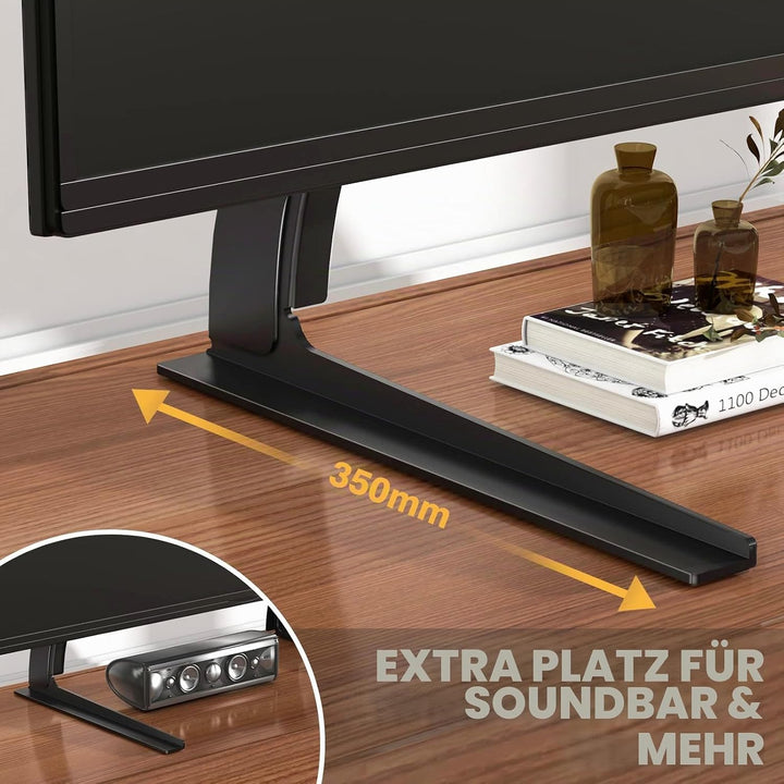 TV Standfuss Fernseher Standfüsse Beine, RFIVER Universal Fernseh Fuss Füsse, TV Standfuesse Ständer